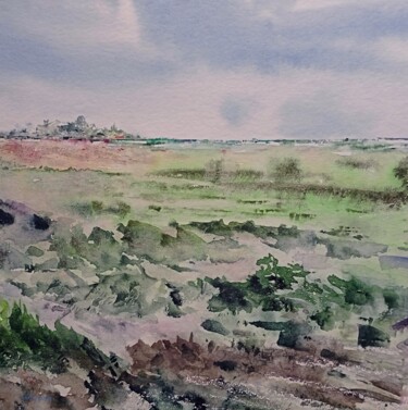 Peinture intitulée "Observaciones" par Justi Marín, Œuvre d'art originale, Aquarelle