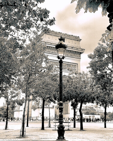 Fotografia intitulada "L'ARC DE TRIOMPHE S…" por Valerie A., Obras de arte originais, Fotografia digital