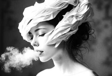 数字艺术 标题为“Fascinator Art” 由Vanda Lehel (V A N D E E), 原创艺术品, AI生成的图像