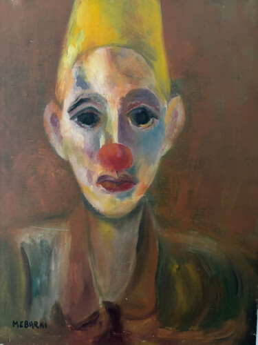 제목이 "clown"인 미술작품 Louisa Mebarki로, 원작, 기름 artwork_cat.에 장착됨