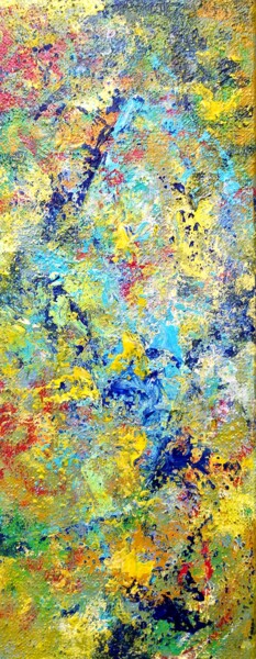 Peinture intitulée "Emméne-moi voir la…" par Sandrine Lefebvre, Œuvre d'art originale, Acrylique Monté sur Châssis en bois