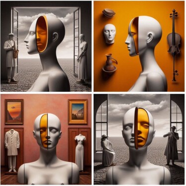 Digital Arts titled "MANNEQUIN 001" by Karavix, Original Artwork, AI generated image