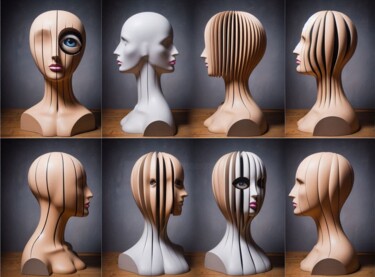 "MANNEQUIN 004" başlıklı Dijital Sanat Karavix tarafından, Orijinal sanat, AI tarafından oluşturulan görüntü
