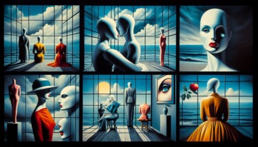 Digital Arts titled "MANNEQUIN 008" by Karavix, Original Artwork, AI generated image