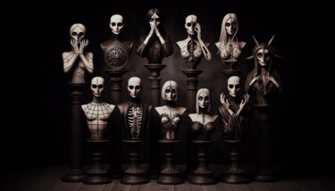 "MANNEQUIN 010" başlıklı Dijital Sanat Karavix tarafından, Orijinal sanat, AI tarafından oluşturulan görüntü