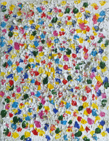 Painting titled "Solar Milk II" by Nicholaas Chiao, Original Artwork, Acrylic Mounted on Wood Stretcher frame