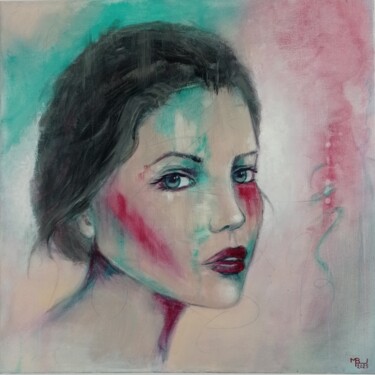 Peinture intitulée "Glance" par Manuela Limacher, Œuvre d'art originale, Acrylique