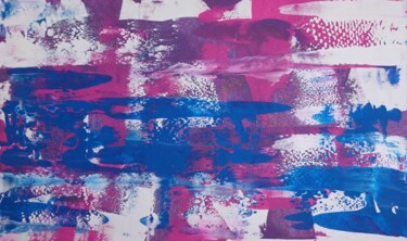 Wellen aus Licht und Farbe Peinture intitulée "Wellen aus Licht un…" par Sandra Glaser, Œuvre d'art originale, Acrylique