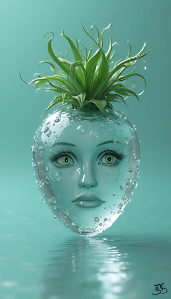 数字艺术 标题为“crexy Surreal 008” 由Burkhard Baier, 原创艺术品, AI生成的图像