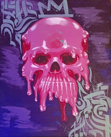 Bubble Gum Painting titled "Bubble Gum" by Anastasia Churina, Original Artwork, Acrylic