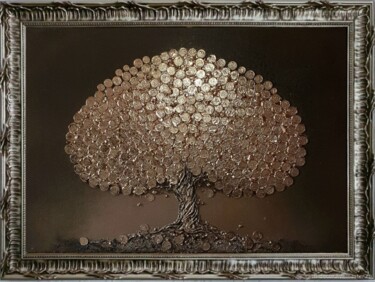 The tree of abundance 绘画 标题为“The tree of abundan…” 由Natallia Zhurauliova (Zhurauliova_art), 原创艺术品, 丙烯 安装在木板上