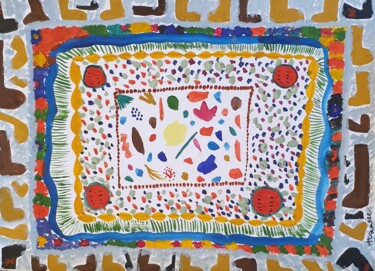 Tekening getiteld "Seasons" door Arina Mari, Origineel Kunstwerk, Gouache