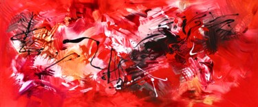 Peinture intitulée "Quiet Flame I" par Paresh Nrshinga F R S A, Œuvre d'art originale, Acrylique Monté sur Châssis en bois