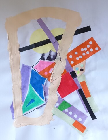 Collages titled "Goor" by Ronnie Kolner, Original Artwork, Collages