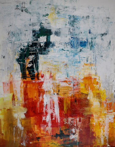 Abstract landscape G1 - 480 Peinture intitulée "Abstract landscape…" par Peter Kilb, Œuvre d'art originale, Acrylique