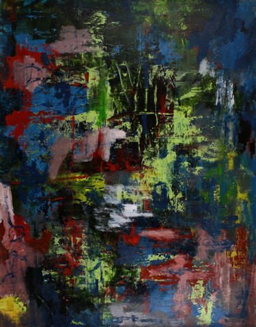绘画 标题为“Abstract landscape…” 由Peter Kilb, 原创艺术品, 丙烯