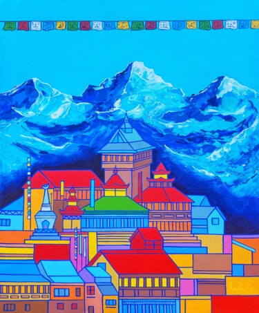 Kalpa Peinture intitulée "Kalpa" par Aditya Singh Thakur, Œuvre d'art originale, Acrylique
