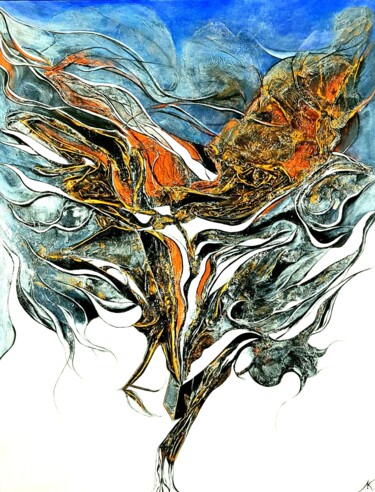 Peinture intitulée "DREAM TREE" par Alan Hieronim Konopczyński, Œuvre d'art originale, Acrylique