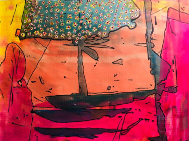 Peinture intitulée "Décomposition de l…" par Aristide Ngotta, Œuvre d'art originale, Acrylique