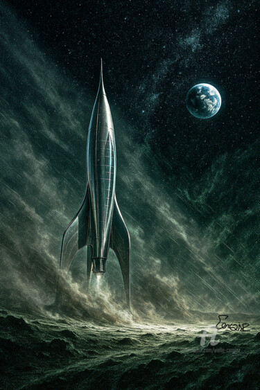 数字艺术 标题为“KOSMOS 73.51” 由Vielle Cerqinz, 原创艺术品, AI生成的图像
