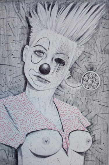 Maargoo Drawing titled "Maargoo" by Milto Sideris, Original Artwork, Ballpoint pen