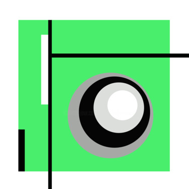 Green Equilibrium 数字艺术 标题为“Green Equilibrium” 由Alessandro Butera, 原创艺术品, 2D数字工作