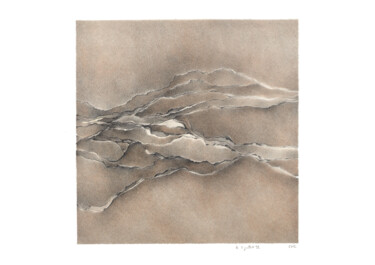 Dessin intitulée "dessins 25x25 #1" par Marie-Pascale Corcuff, Œuvre d'art originale, Crayon