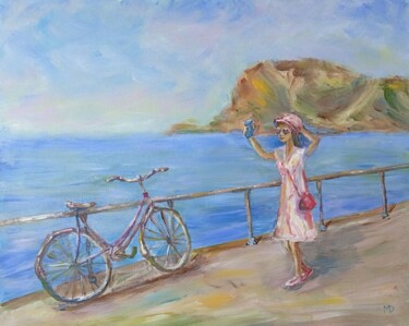 Seaside memories "Seaside memories" başlıklı Tablo Dilyara Moldabekova tarafından, Orijinal sanat, Akrilik Ahşap Sedye çerçevesi üzerine mont…