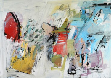 Painting titled "Corderie" by Francesco D'Adamo, Original Artwork, Oil Mounted on Wood Stretcher frame
