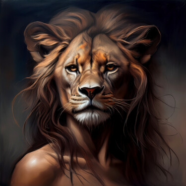 数字艺术 标题为“SEKHMET” 由Jocya Cornier, 原创艺术品, AI生成的图像