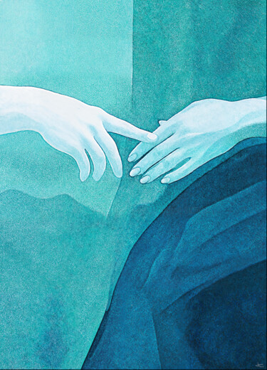 数字艺术 标题为“Apprivoiser” 由Julien Louvier Legrand (Ju), 原创艺术品, AI生成的图像