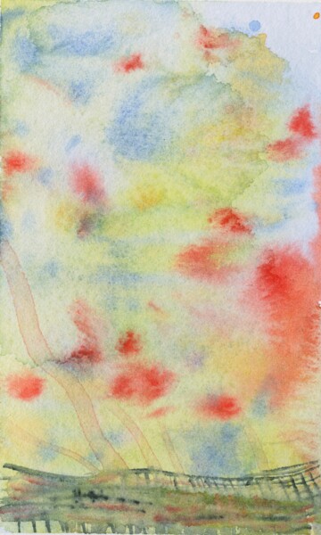 绘画 标题为“meditative #2” 由Lya Helia, 原创艺术品, 墨