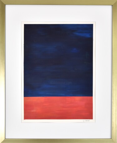"Horizons Wadi Rum" başlıklı Tablo Laure-Anne Sarron tarafından, Orijinal sanat, Akrilik