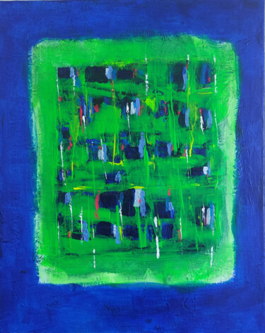 绘画 标题为“Inside the Walls, B…” 由Mieke (Maria) Van Cauter, 原创艺术品, 丙烯