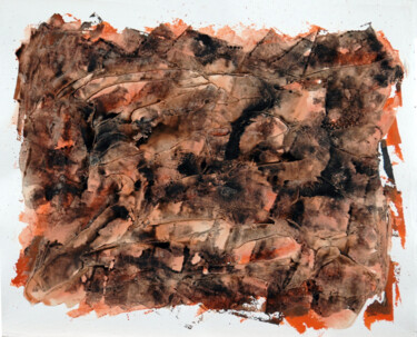 Painting titled "Sans titre 5" by Catherine Hélie, Original Artwork, Acrylic