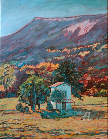 Peinture intitulée "Balade à l' entrée…" par Sophie Mathieu, Œuvre d'art originale, Acrylique Monté sur Châssis en bois