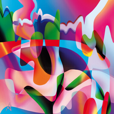 Arts numériques intitulée "2870" par Jean Jacques Apertet, Œuvre d'art originale, Peinture numérique
