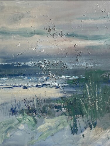 Pittura intitolato "Танец воды и ветра" da Elena Pikus, Opera d'arte originale, Olio