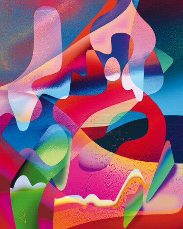 Arts numériques intitulée "2871" par Jean Jacques Apertet, Œuvre d'art originale, Peinture numérique