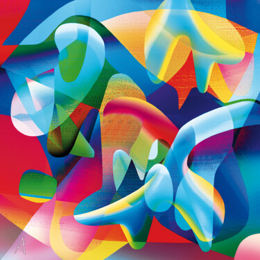 Arts numériques intitulée "2872" par Jean Jacques Apertet, Œuvre d'art originale, Peinture numérique