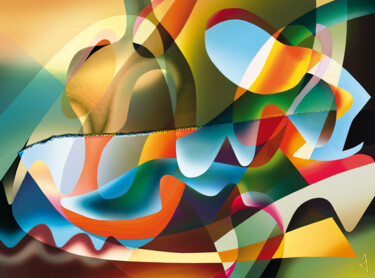 Arts numériques intitulée "2874" par Jean Jacques Apertet, Œuvre d'art originale, Peinture numérique