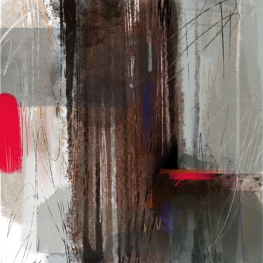 Digital Arts titled "У подножья Альп" by Irina Sadykova, Original Artwork, Digital Painting