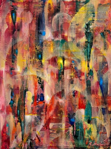 Radiant Awakening Painting titled "Radiant Awakening" by Samvel Atasunts, Original Artwork, Oil
