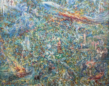Nightmare Peinture intitulée "Nightmare" par Samvel Atasunts, Œuvre d'art originale, Huile