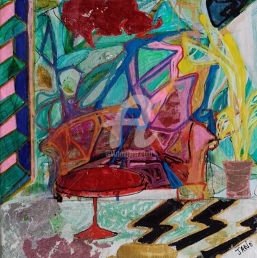 Peinture intitulée "VIPs Only" par Jan O'Sullivan, Œuvre d'art originale, Acrylique Monté sur Châssis en bois