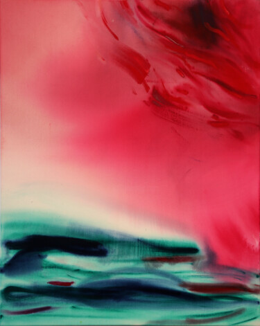 Last Day On Earth – Original Abstract Oil Painting Painting titled "Last Day On Earth –…" by Evgenia Makarova, Original Artwork, Oil Mounted on Wood Stretcher frame