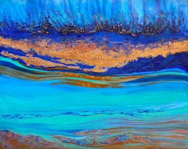 Peinture intitulée "Ambrasement" par Sonia Di Maccio, Œuvre d'art originale, Acrylique