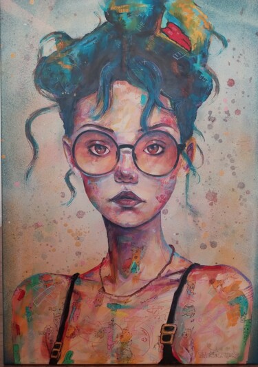 Peinture intitulée "Déjà faite ouais" par Pascal Fairier, Œuvre d'art originale, Acrylique Monté sur Châssis en bois