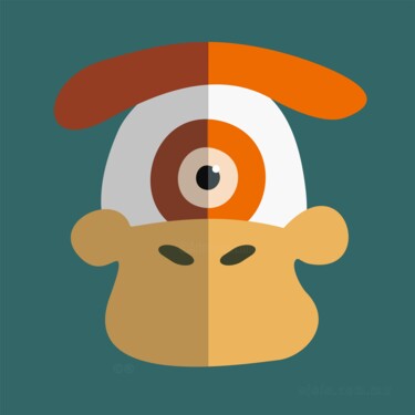 animalojo 15 - patojo 数字艺术 标题为“animalojo 15 - pato…” 由Ojolo - Abel García, 原创艺术品, 2D数字工作