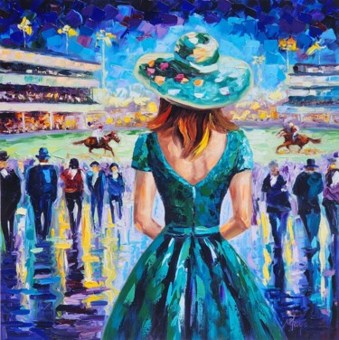 Pittura intitolato "Confusion at the Hi…" da Mayo, Opera d'arte originale, Olio Montato su Telaio per barella in legno